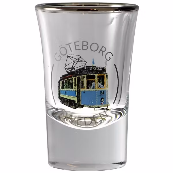 Shotglas Göteborg spårvagn