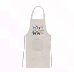 Förkläde Färgande Dalahästar