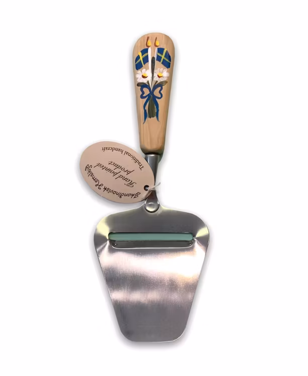 Osthyvel intarsia handmålade Sverige motiv