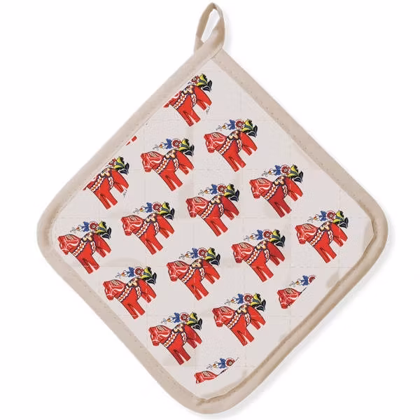 Grytlapp, Dalahäst, 20x20 cm