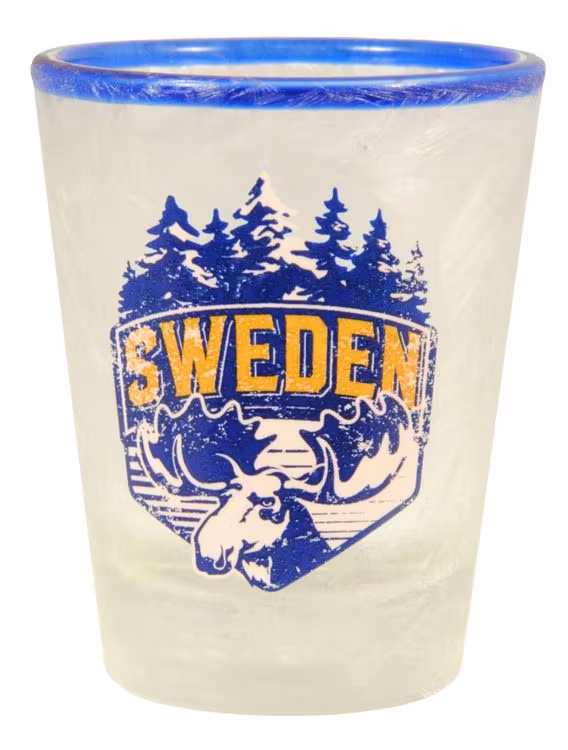 Shotsglas is, älg / Sweden