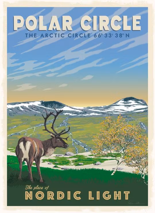 Postcard:  Polar Circle
