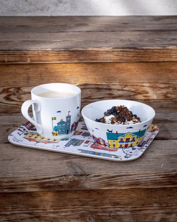 Sverige skål med Svenska hus