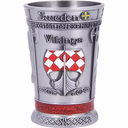 Shotsglas metall viking, vikingaskepp