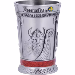 Shotsglas metall viking, vikingaskepp