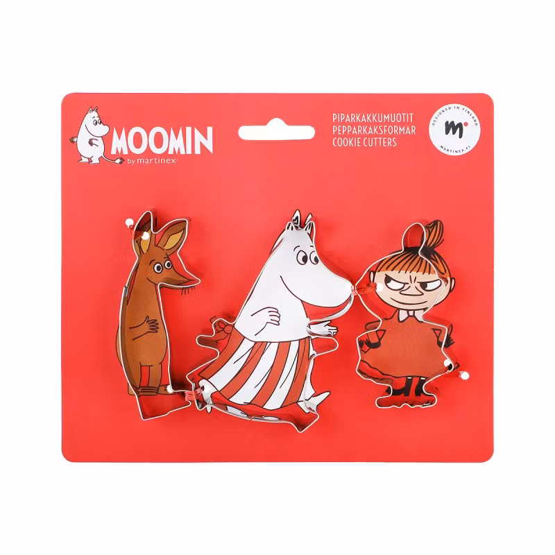 Moomin pepparkaksformar, 3 st i pack