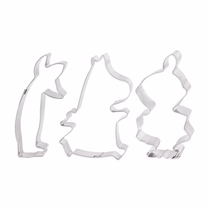 Moomin pepparkaksformar, 3 st i pack