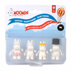 Moominfamilj figurer