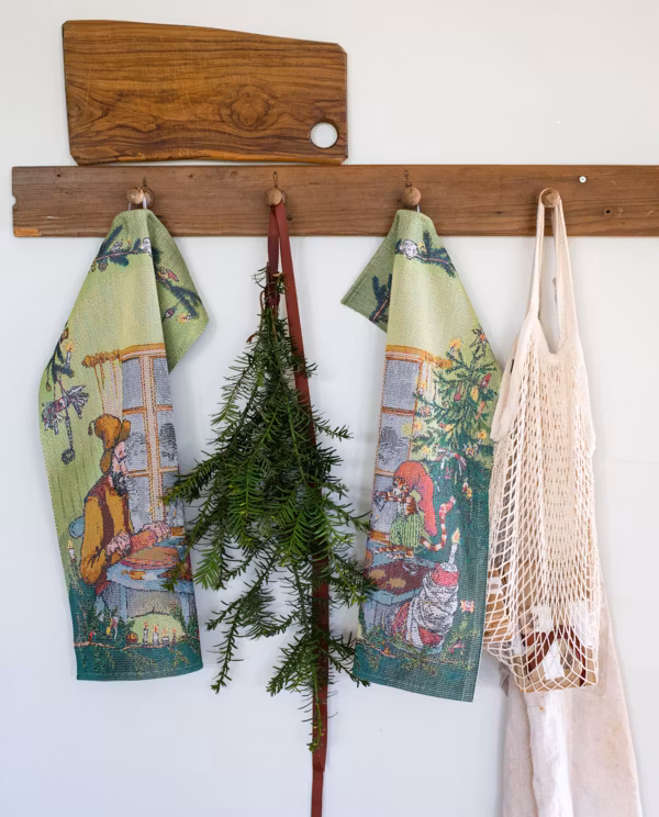 Julpyssel Handdukar 40X60, 100% Ekologisk Bomull