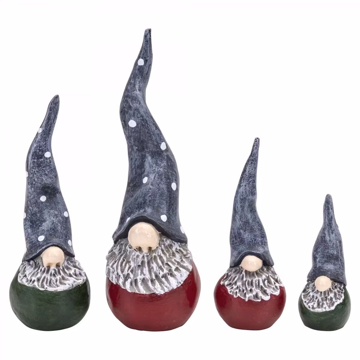 Dekortomten grön / röd, 4,5-10cm