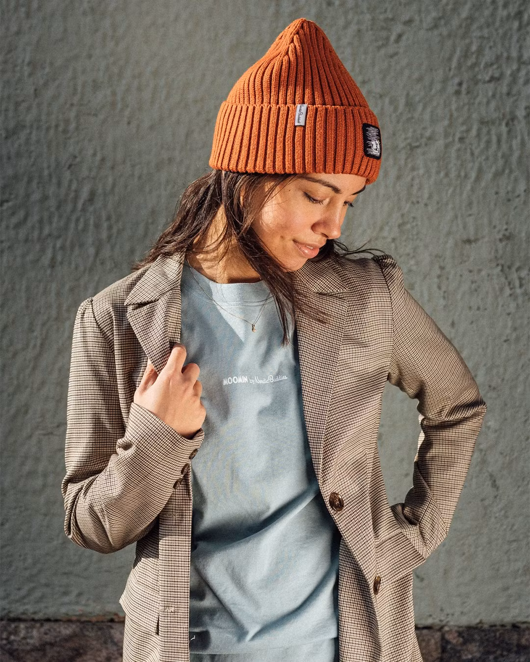 Mössa: Moomin troll, mörkorange