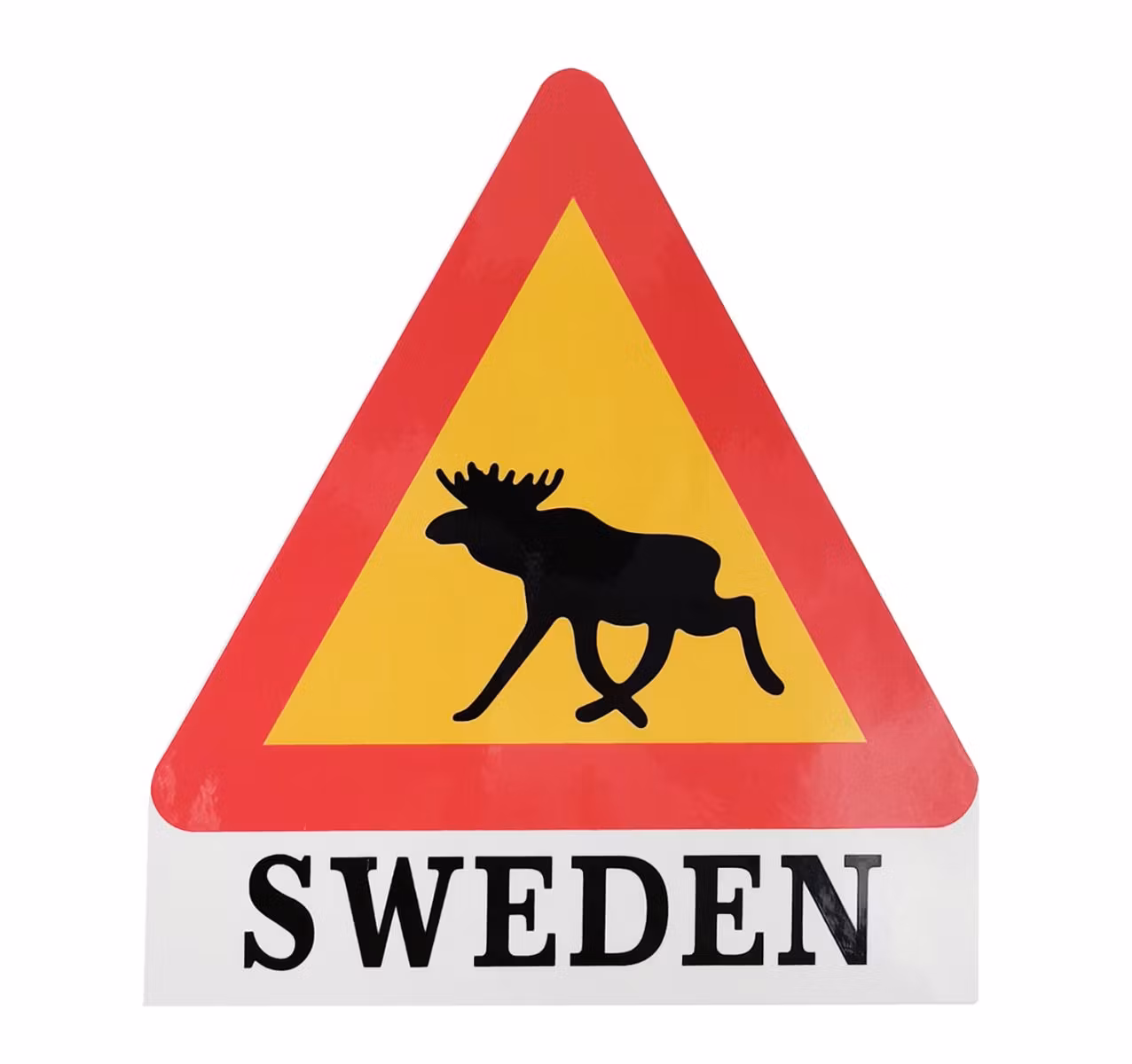 Dekal Älg varning, Sweden