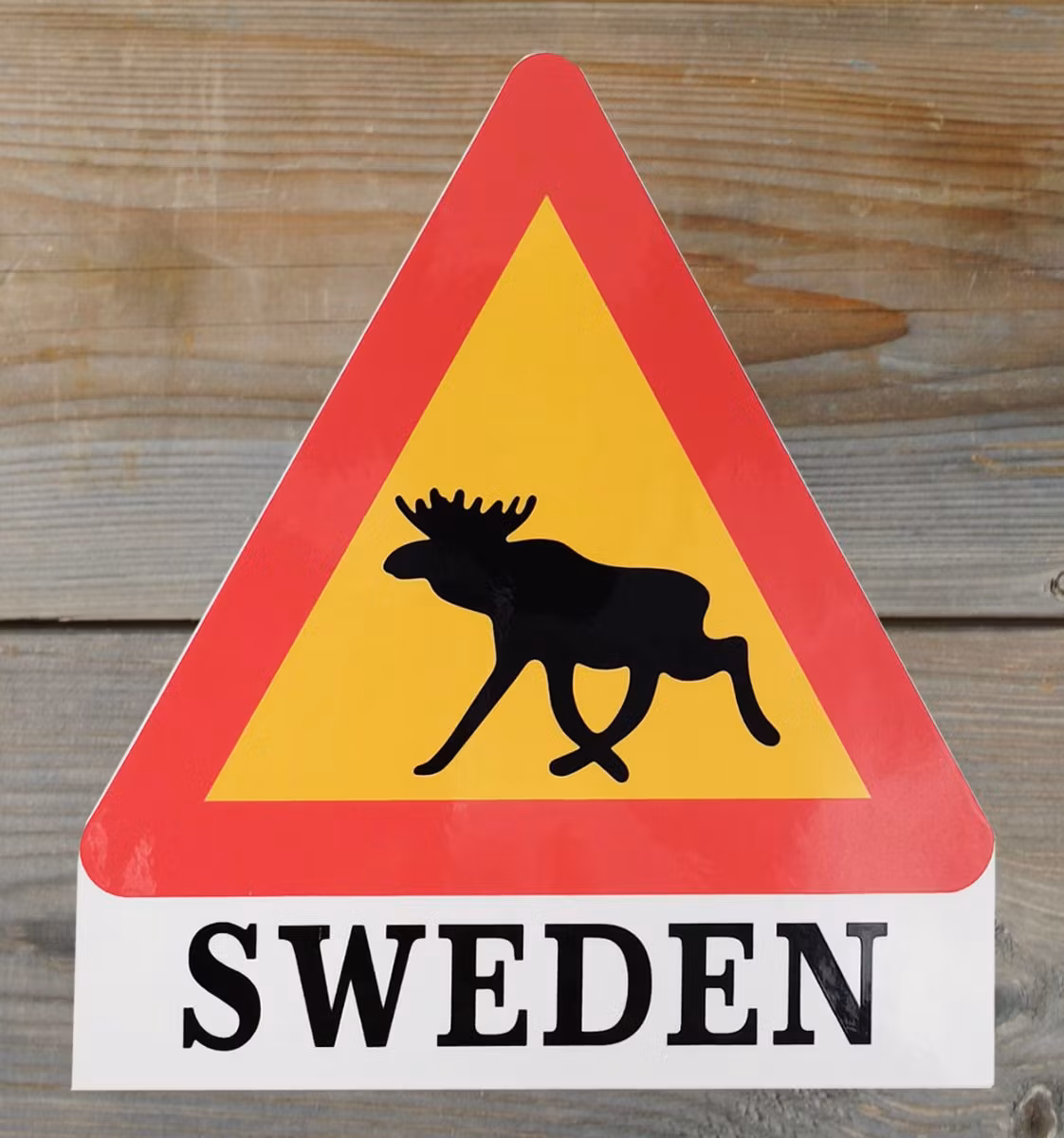 Dekal Älg varning, Sweden