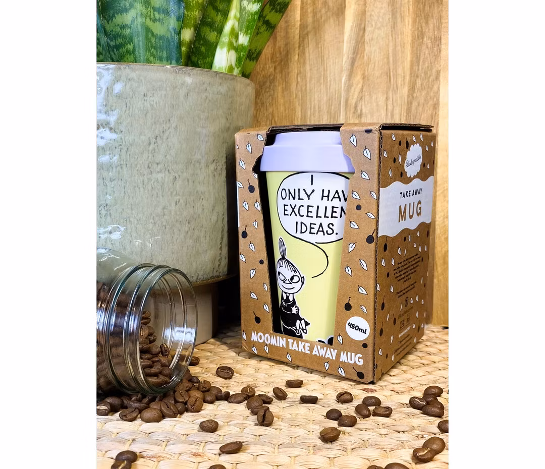 Mugg Take Away: Little My idé, biologiskt nedbrytbar