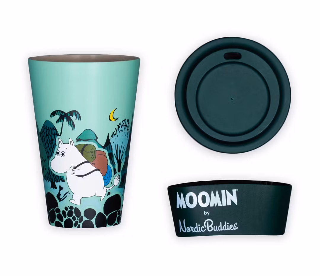 Mugg Take Away: Moomin troll äventyr, biologiskt nedbrytbar