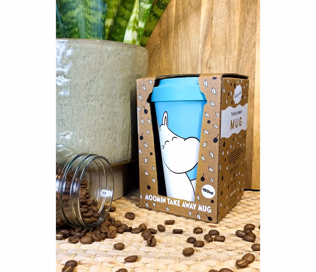 Mugg Take Away: Moomin troll, biologiskt nedbrytbar
