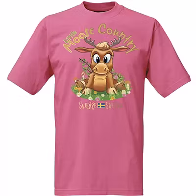 T-SHIRT Kids Moose Pink