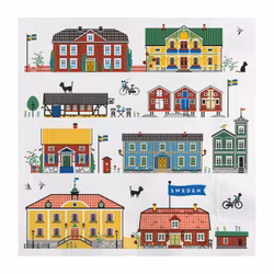 Lunchservett, Sverige hus