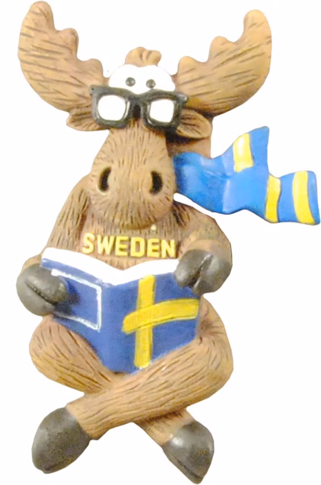 Magnet läsande älg