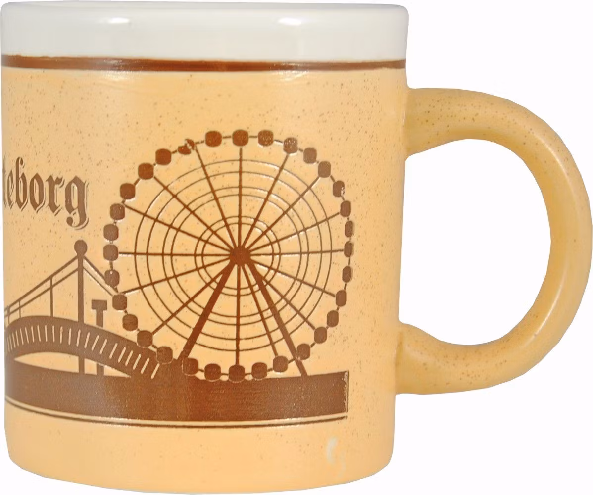 Mugg, Göteborgs motiv, Ljusbrun