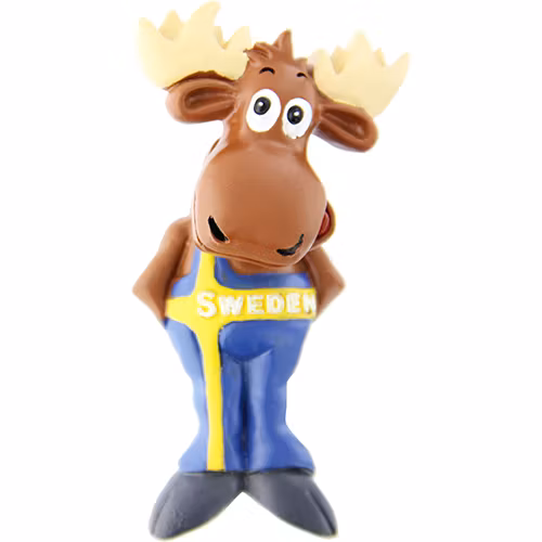 Magnet med fjäder, älg