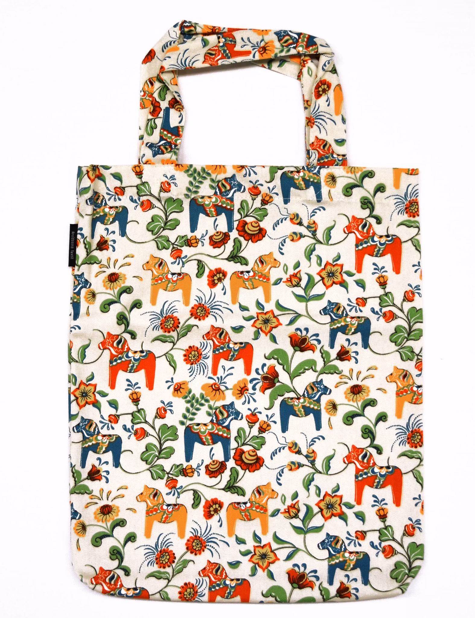 Tygkasse Dalahästar, 32X40cm