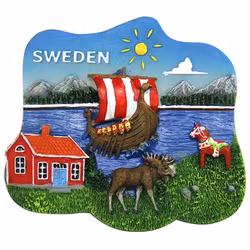 Magnet, motiv Sweden