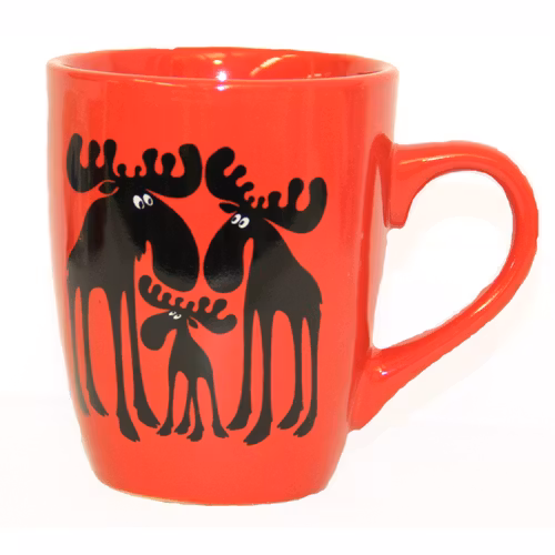 Mugg, älgtrio Sweden