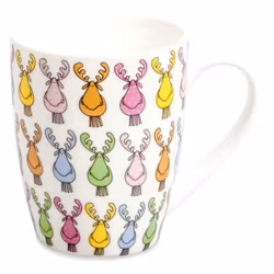 Mugg Elisabets Happy Mooses 10x8 cm