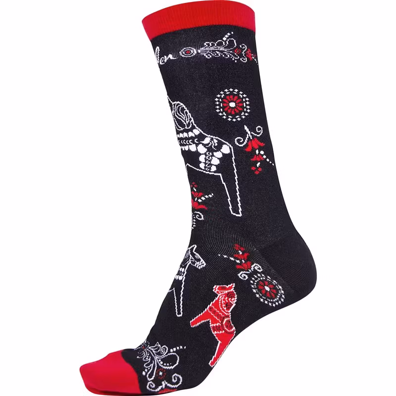 Strumpor: Frost,  Dalahäst Kurbitsblomma