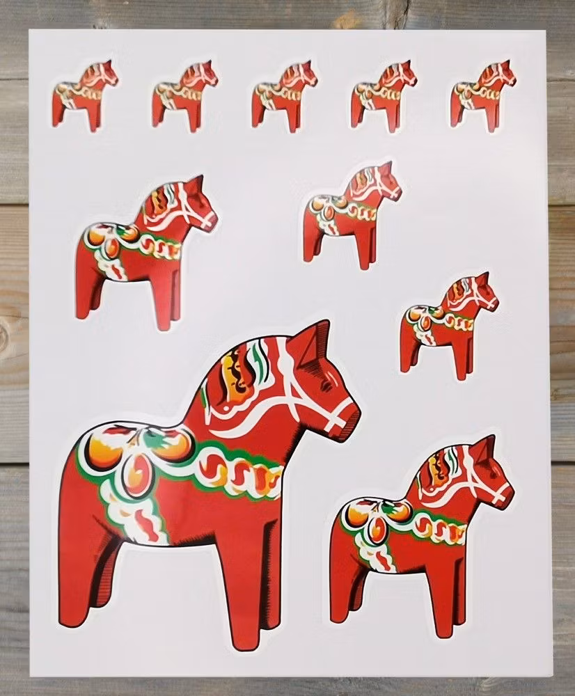 Dekal Dalahäst 10 st