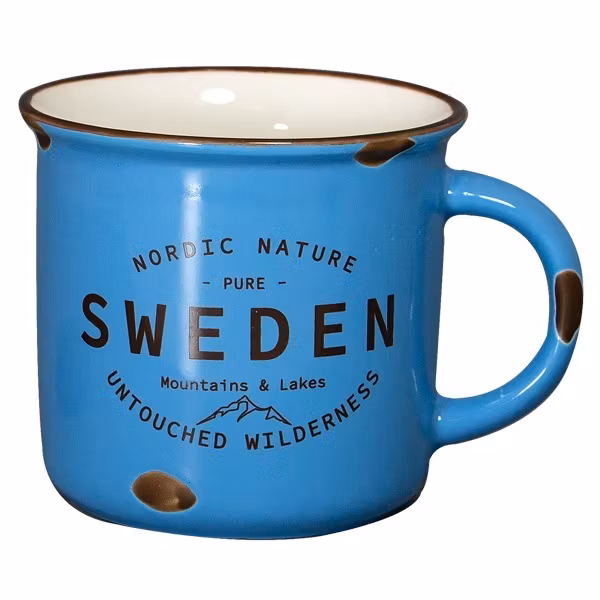 Mugg, Sweden, Stengods, Flera färger,  Ø 8.5/ 9 cm