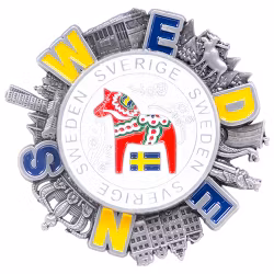 Magnet spinner dalahäst, Sweden