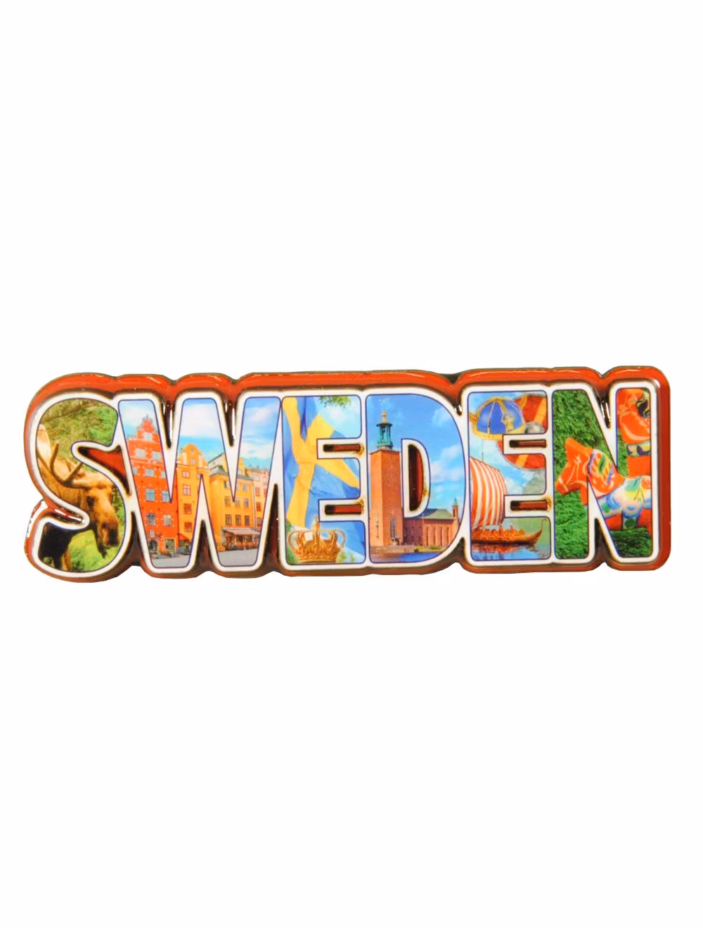 Magnet Sweden 2D Text