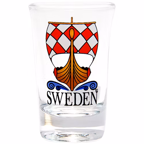 Shotglas vikingaskepp, Sweden