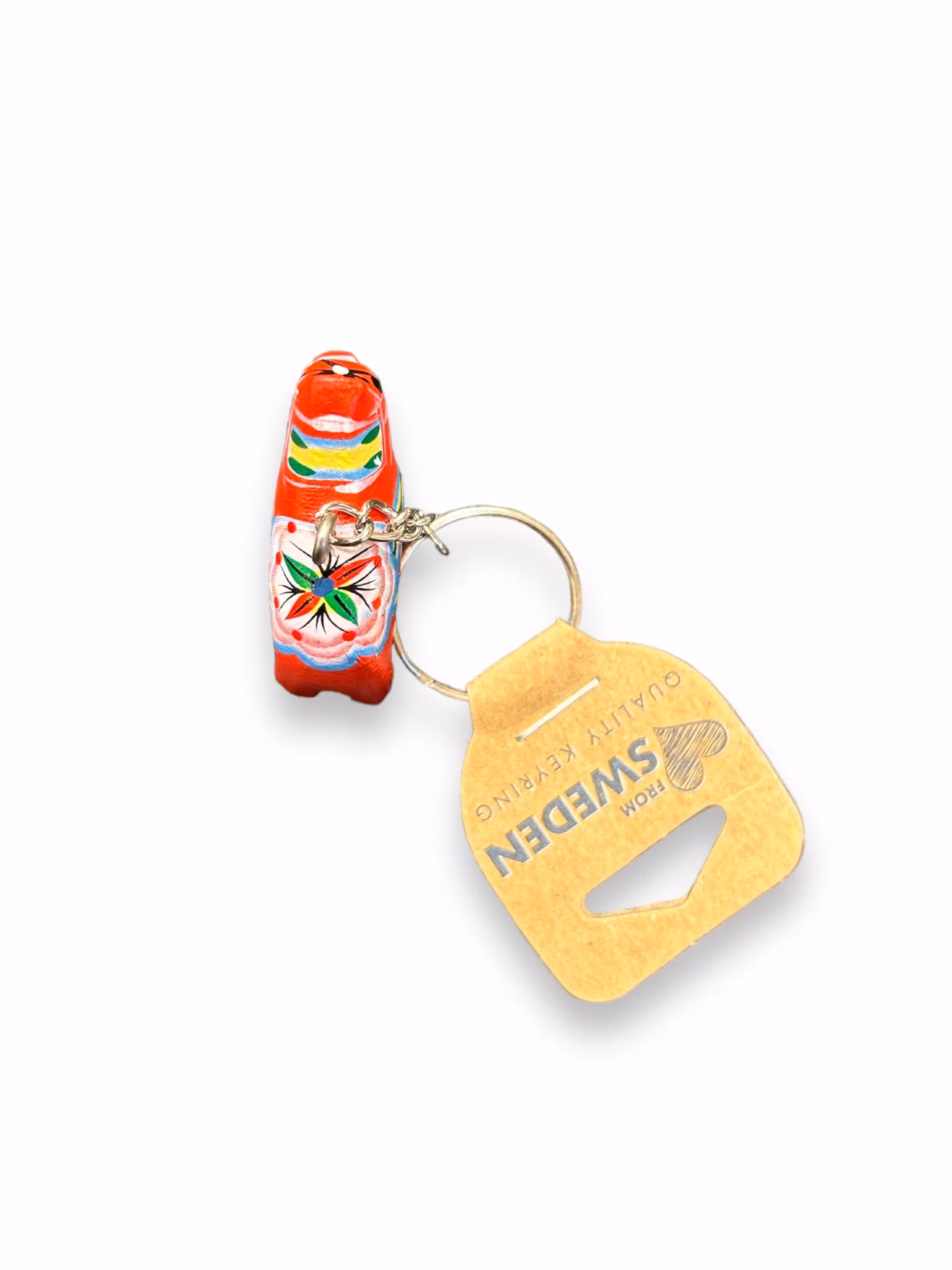 Nyckelring, Dalahäst 3D, trä