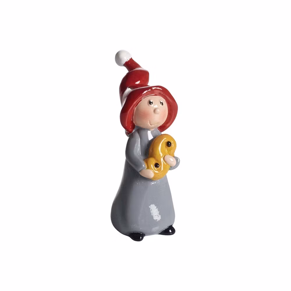 Nisse med lussekatt H.7cm