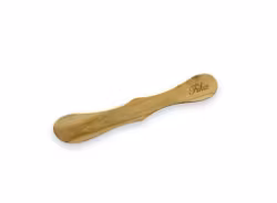 Smörkniv av eneträ, Fika, Lasergraverade