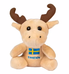 Mjukisälg med flagga och texten Sweden