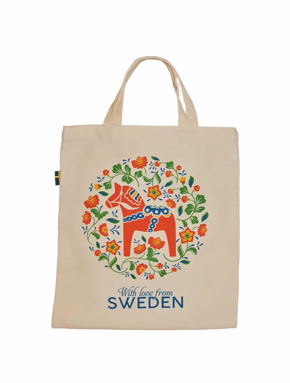 Tygkasse Sverige Dalahäst