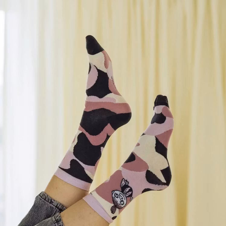 Strumpor Gömd Mymlan, rosa kamo