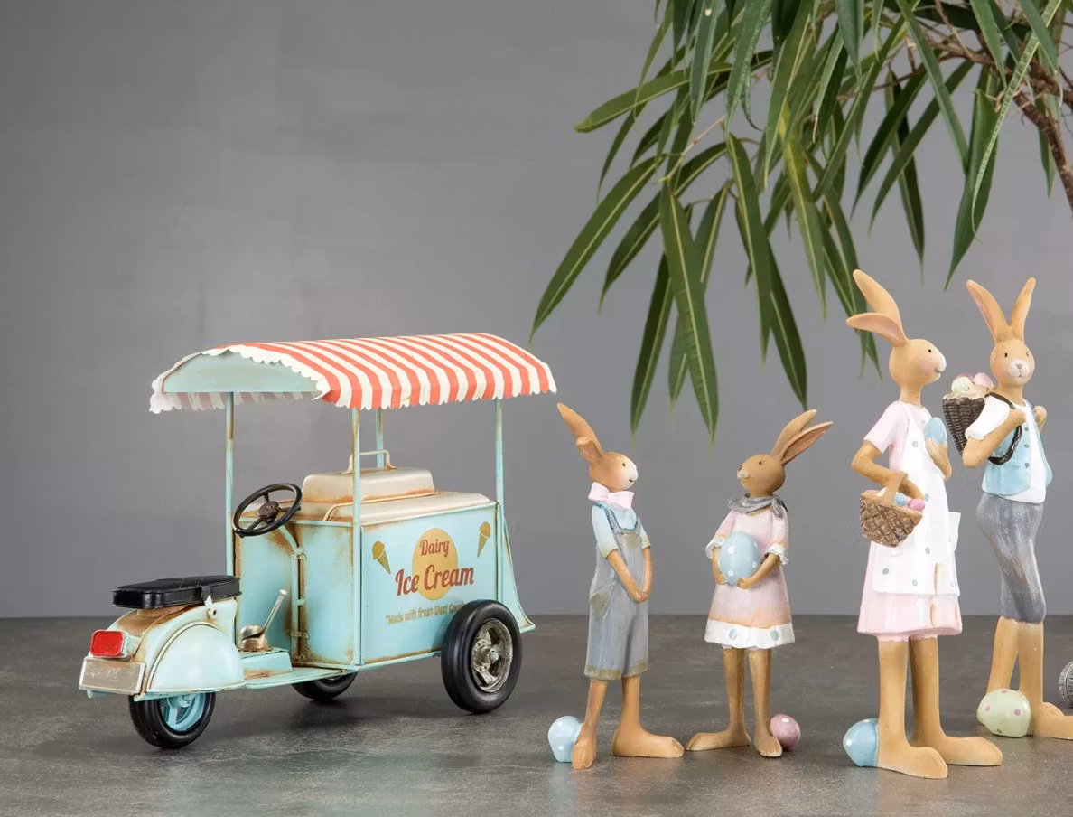 Glasbil retro, handgjord