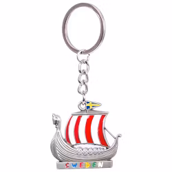 Nyckelring vikingaskepp Sweden