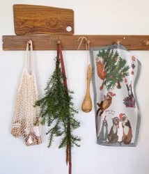 Purr-fect christmas handduk 35X50, 100% Ekologisk Bomull