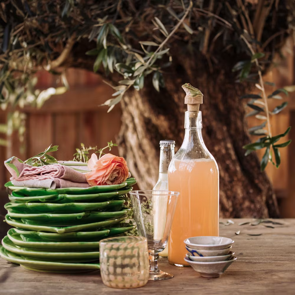 Flaskkork Groda, handsnidad i trä