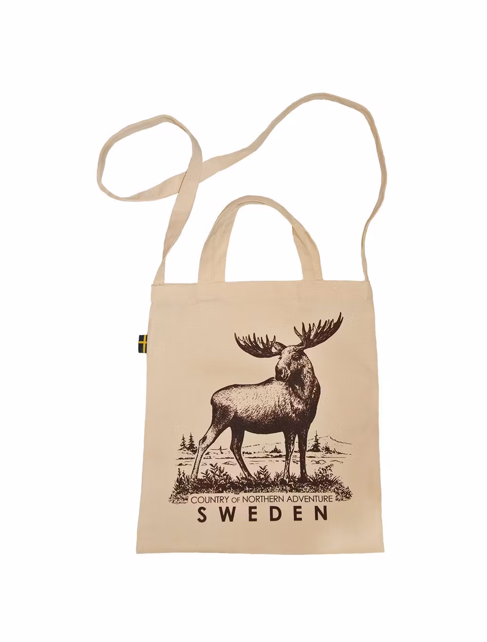 Tygkasse, Älg, 40x38 cm