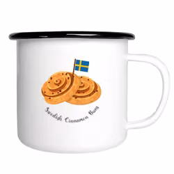 Emaljmugg, Swedish Cinnamon Buns