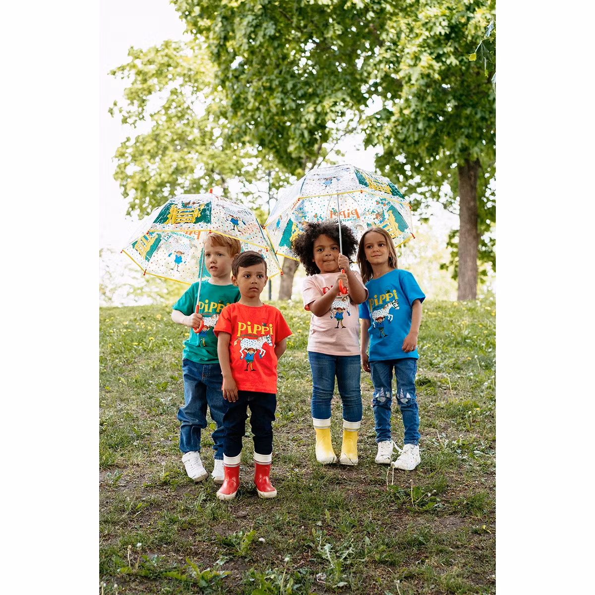 T-Shirt, Pippi Långstrump blå