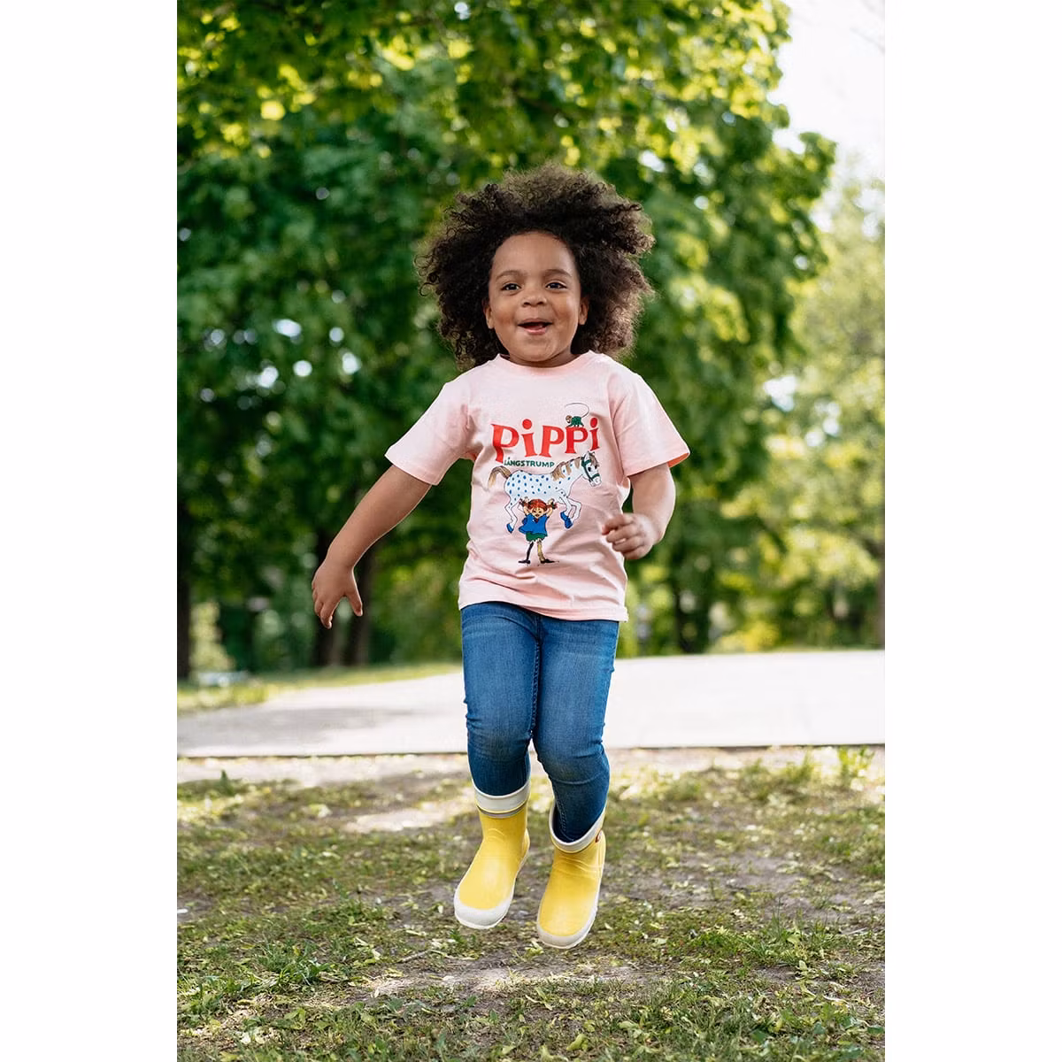 T-Shirt, Pippi Långstrump rosa