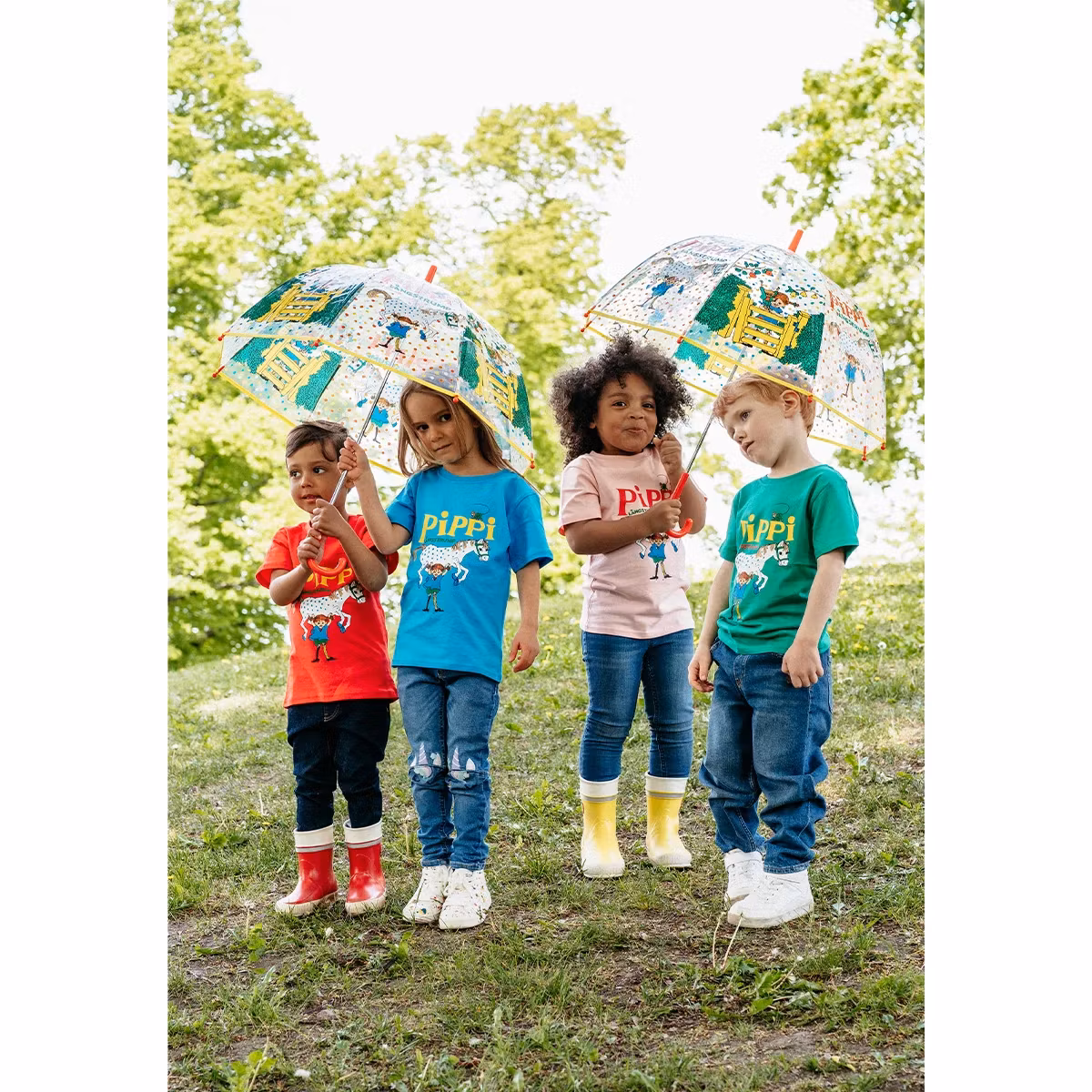 T-Shirt, Pippi Långstrump rosa